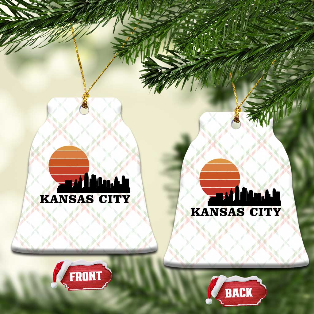 Kansas City Missouri Retro 80s Style Ceramic Ornament TS14 Print Your Wear