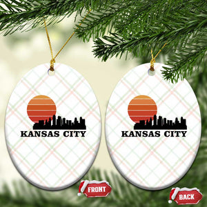 Kansas City Missouri Retro 80s Style Ceramic Ornament TS14 Print Your Wear