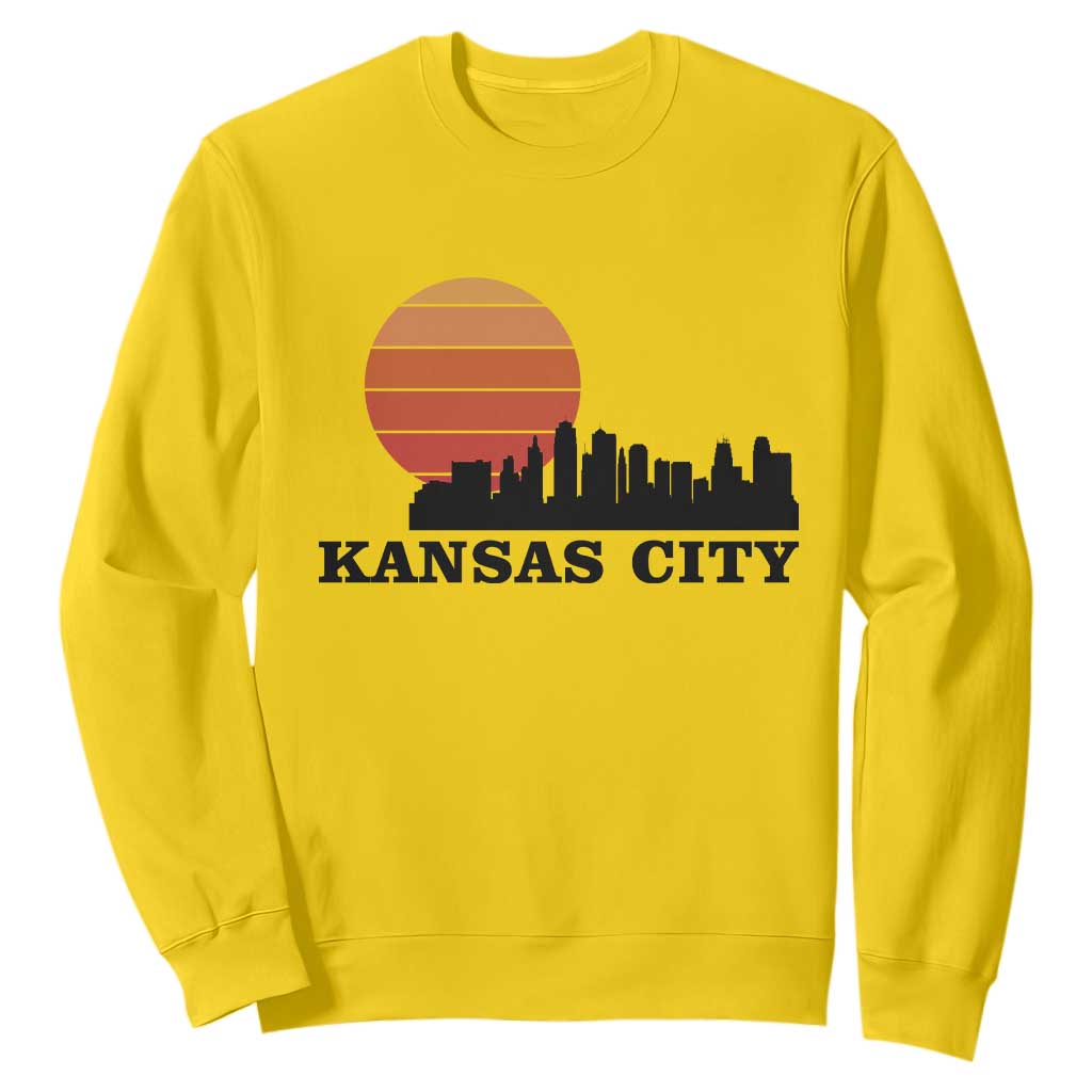 Kansas City Missouri Retro 80s Style Sweatshirt TS14 Daisy Print Your Wear
