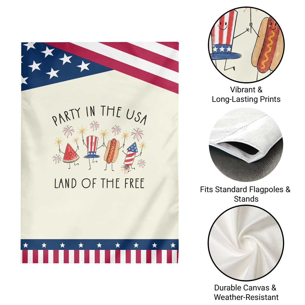 Cute Fourth of July Patriotic Garden Flag Watermelon Hotdog Firework TS14 Print Your Wear