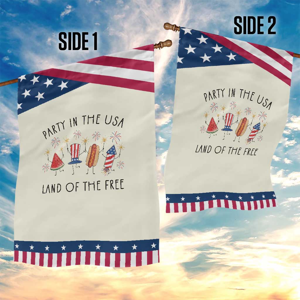 Cute Fourth of July Patriotic Garden Flag Watermelon Hotdog Firework TS14 Print Your Wear