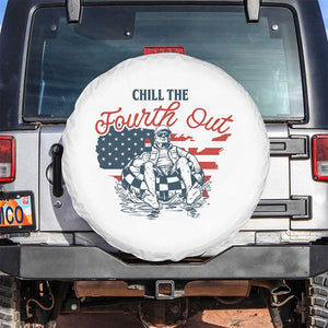 Chill The Fourth Out Spare Tire Cover Funny FDT 4th of July