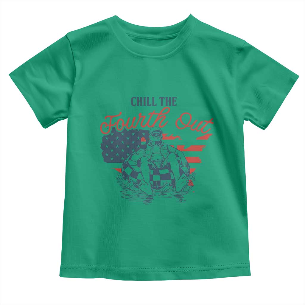 Chill The Fourth Out Toddler T Shirt Funny FDT 4th of July