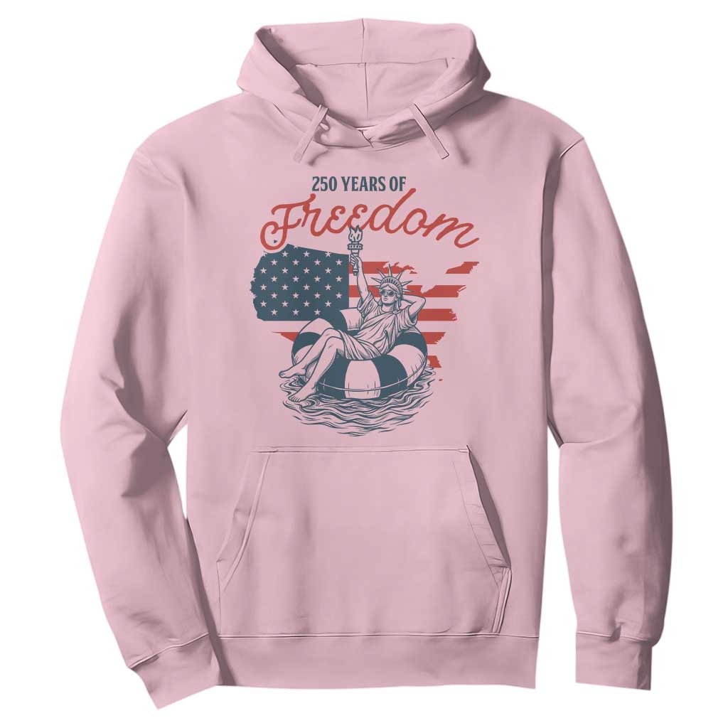 Chill The Fourth Out Hoodie Funny Statue of Liberty 4th of July