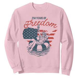Chill The Fourth Out Sweatshirt Funny Statue of Liberty 4th of July