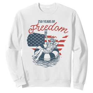 Chill The Fourth Out Sweatshirt Funny Statue of Liberty 4th of July