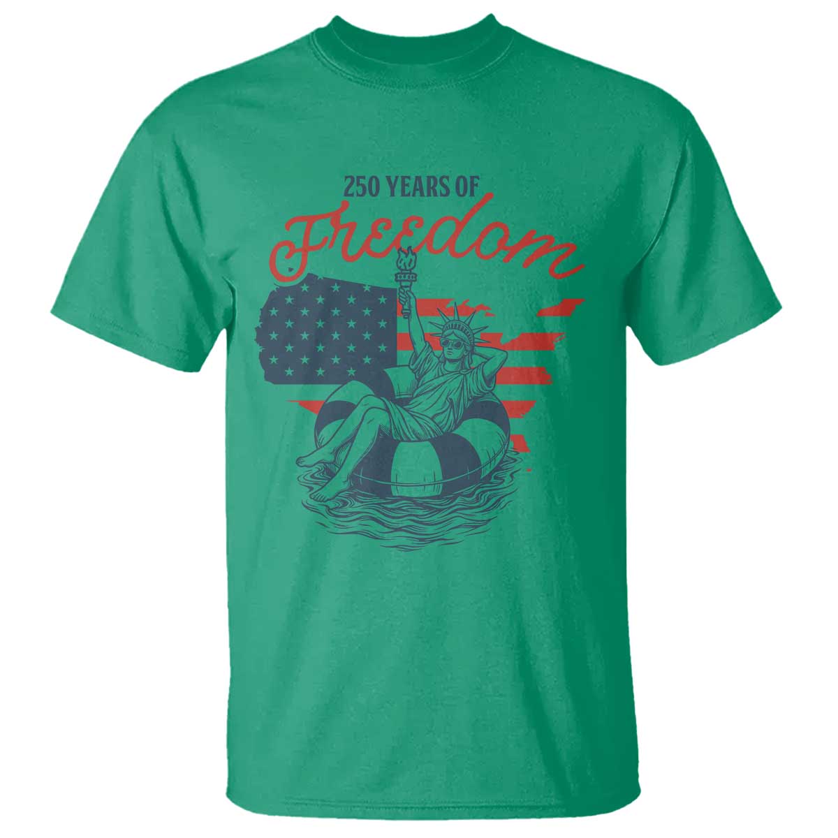 Chill The Fourth Out T Shirt Funny Statue of Liberty 4th of July