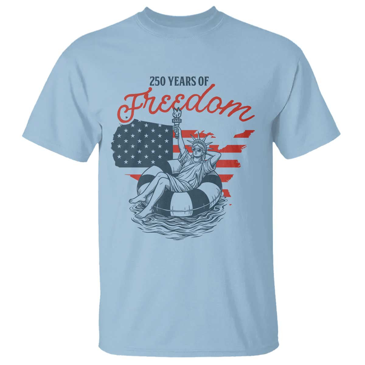 Chill The Fourth Out T Shirt Funny Statue of Liberty 4th of July
