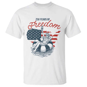 Chill The Fourth Out T Shirt Funny Statue of Liberty 4th of July