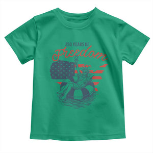 Chill The Fourth Out Toddler T Shirt Funny Statue of Liberty 4th of July