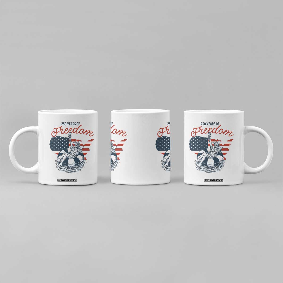 Chill The Fourth Out Coffee Mug Funny Statue of Liberty 4th of July