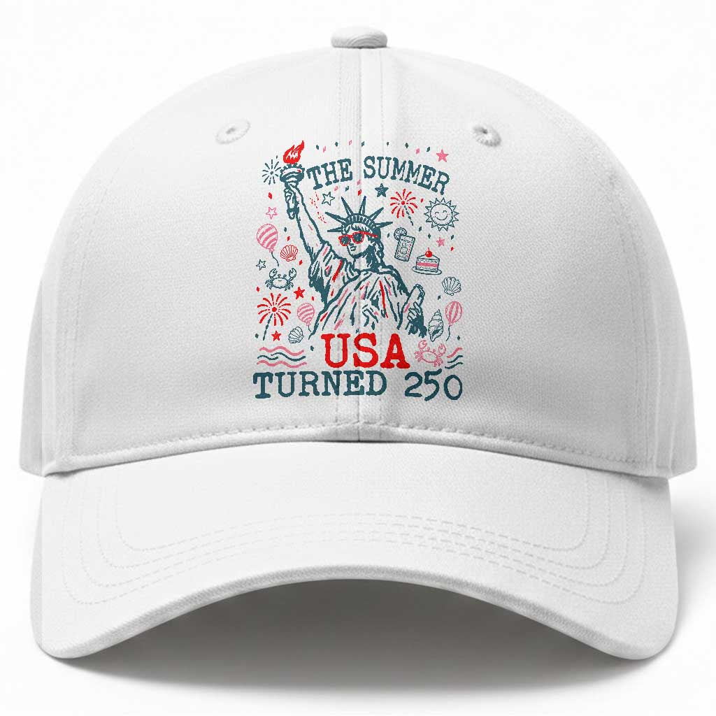 250 Years America Anniversary Statue of Liberty Baseball Cap The Summer USA Turned 250