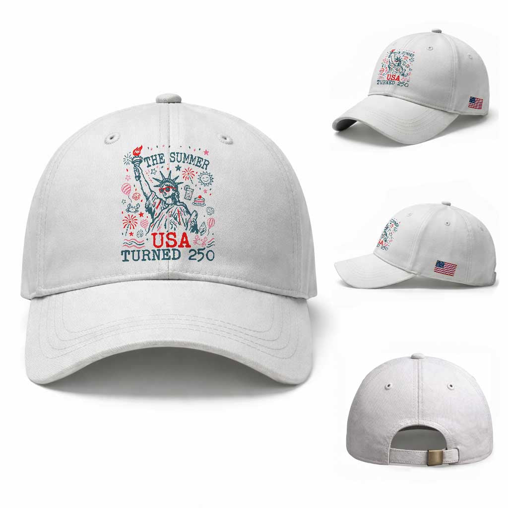 250 Years America Anniversary Statue of Liberty Baseball Cap The Summer USA Turned 250