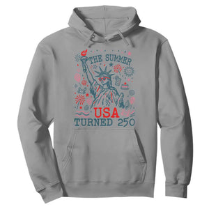 250 Years America Anniversary Statue of Liberty Hoodie The Summer USA Turned 250