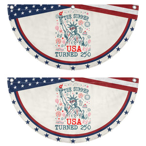 Chill The Fourth Out Patriotic Fan Flag Funny Statue of Liberty 4th of July