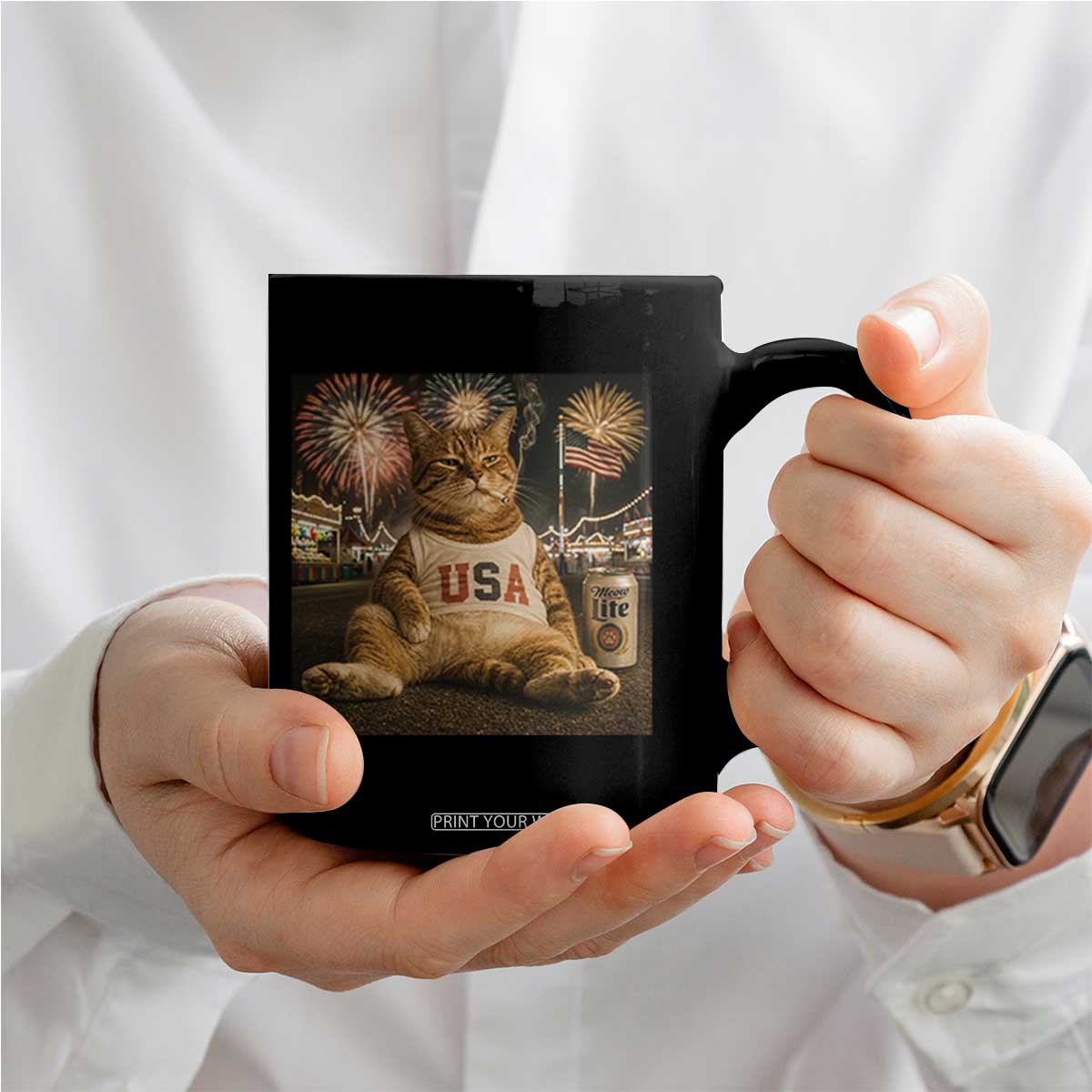 USA 250th Anniversary Statue of Liberty Coffee Mug The Summer USA Turned 250