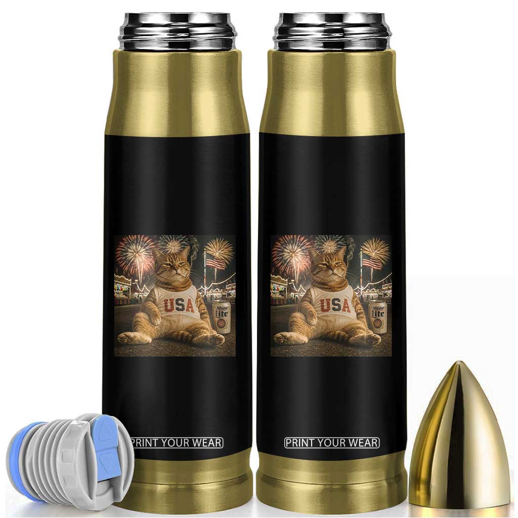 USA 250th Anniversary Statue of Liberty Bullet Tumbler The Summer USA Turned 250 TS14 Black Print Your Wear