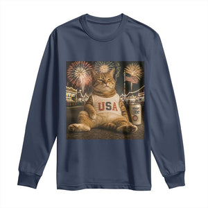 USA 250th Anniversary Statue of Liberty Long Sleeve Shirt The Summer USA Turned 250