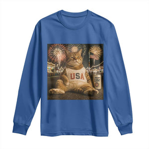 USA 250th Anniversary Statue of Liberty Long Sleeve Shirt The Summer USA Turned 250