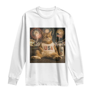 USA 250th Anniversary Statue of Liberty Long Sleeve Shirt The Summer USA Turned 250
