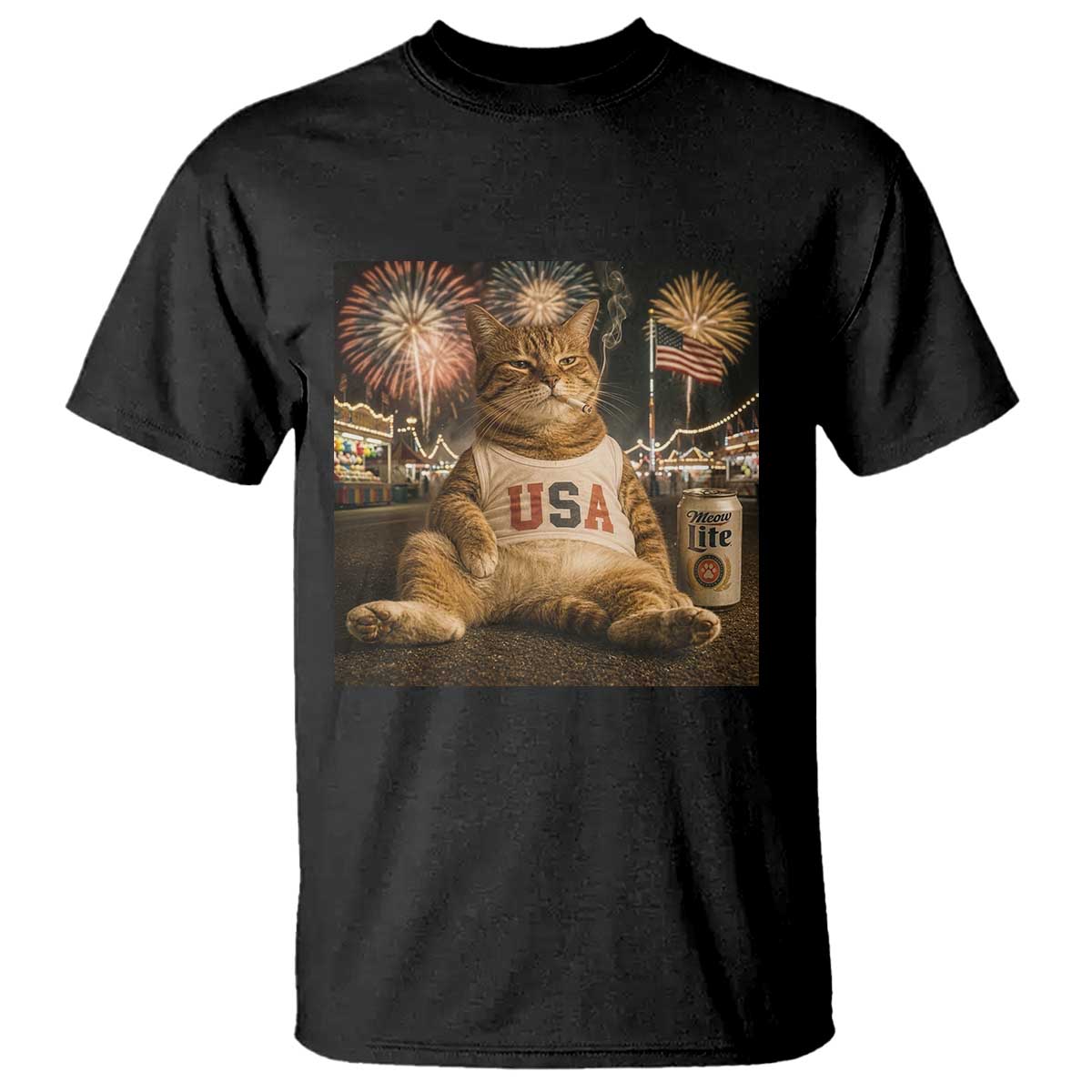 USA 250th Anniversary Statue of Liberty T Shirt The Summer USA Turned 250 TS14 Black Print Your Wear