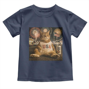 USA 250th Anniversary Statue of Liberty Toddler T Shirt The Summer USA Turned 250