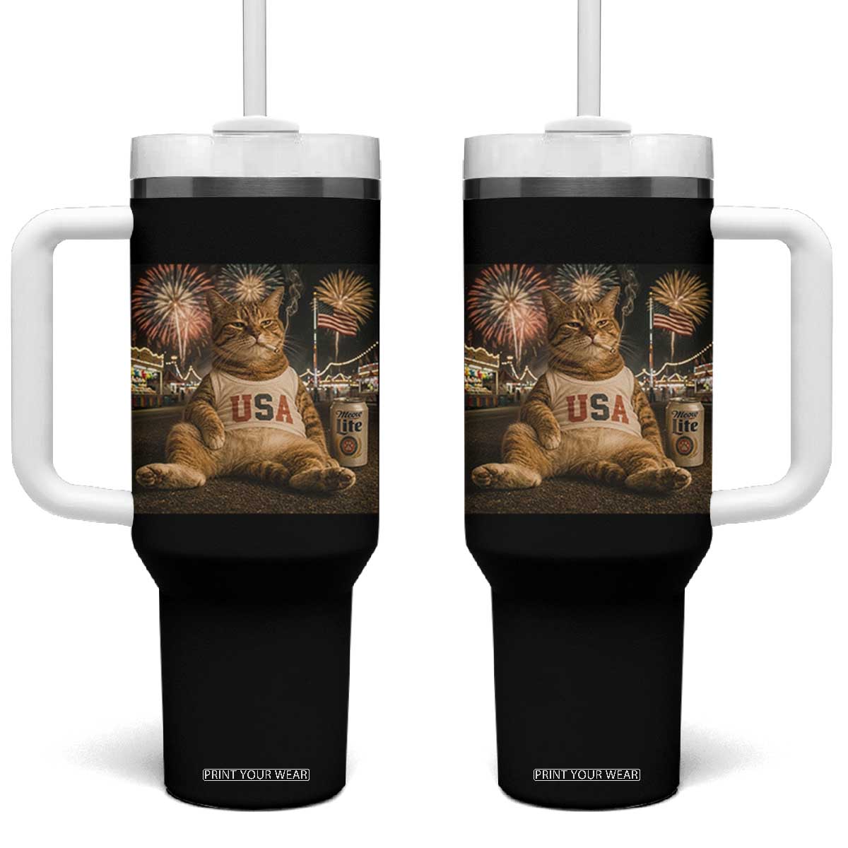 USA 250th Anniversary Statue of Liberty Tumbler With Handle The Summer USA Turned 250