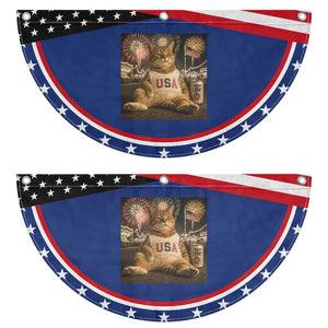The Summer USA Turned 250 Patriotic Fan Flag 250 Years America Anniversary 4th of July