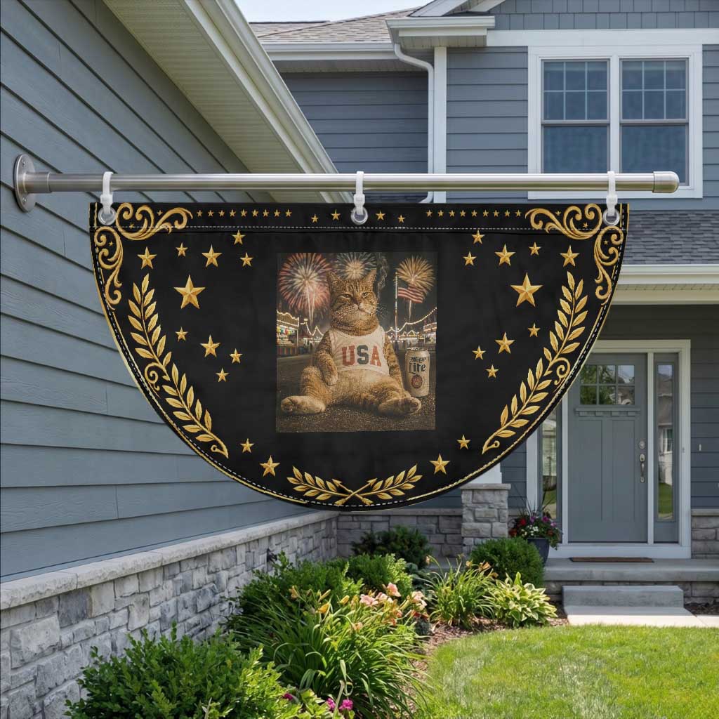 The Summer USA Turned 250 Patriotic Fan Flag 250 Years America Anniversary 4th of July