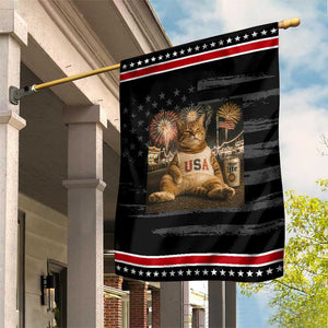 USA 250th Anniversary Statue of Liberty Patriotic Garden Flag The Summer USA Turned 250