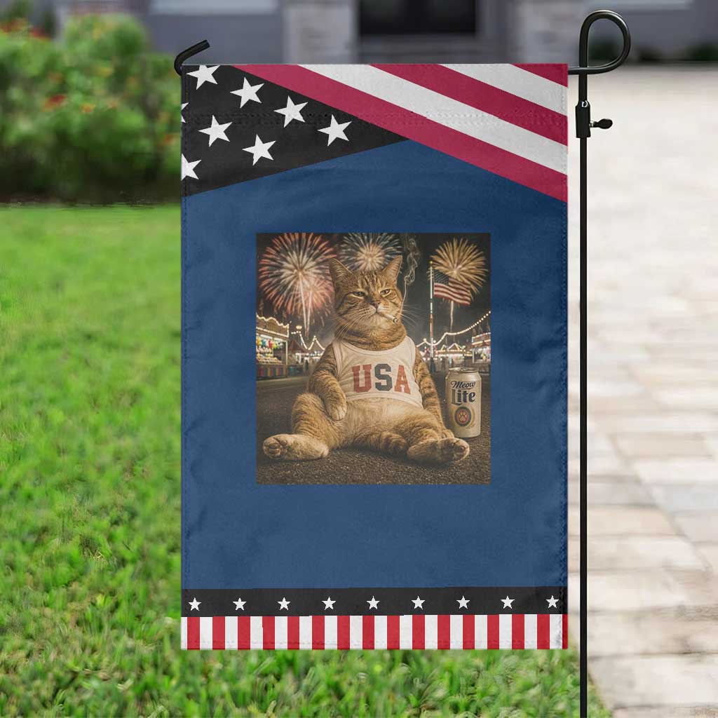 USA 250th Anniversary Statue of Liberty Patriotic Garden Flag The Summer USA Turned 250