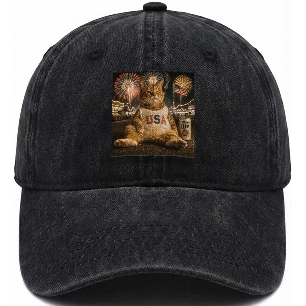 USA 250th Anniversary Statue of Liberty Washed Cotton Baseball Cap The Summer USA Turned 250 TS14 Print Your Wear
