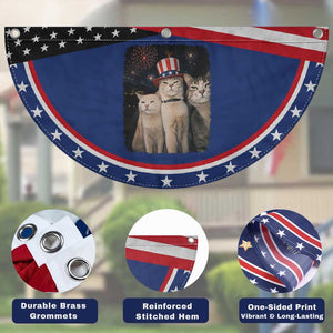 250 Years America Anniversary Statue of Liberty Patriotic Fan Flag The Summer USA Turned 250