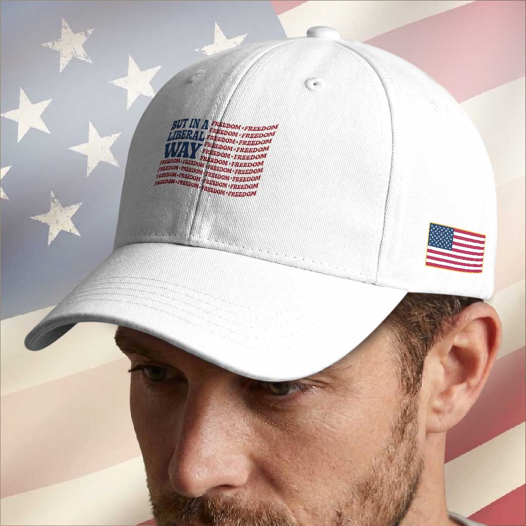 USA But In A Liberal Way 4th of July Baseball Cap Feminist Women's Rights Freedom