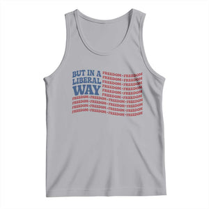 USA But In A Liberal Way 4th of July Tank Top Feminist Women's Rights Freedom