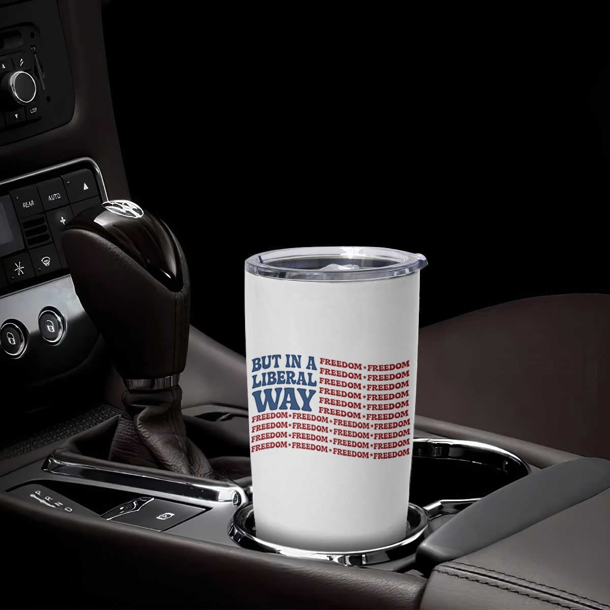USA But In A Liberal Way 4th of July Tumbler Cup Feminist Women's Rights Freedom