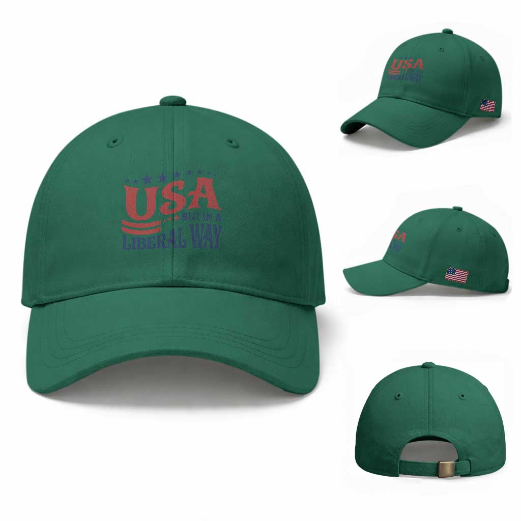 USA But In A Liberal Way 4th of July Baseball Cap Feminist Women's Rights