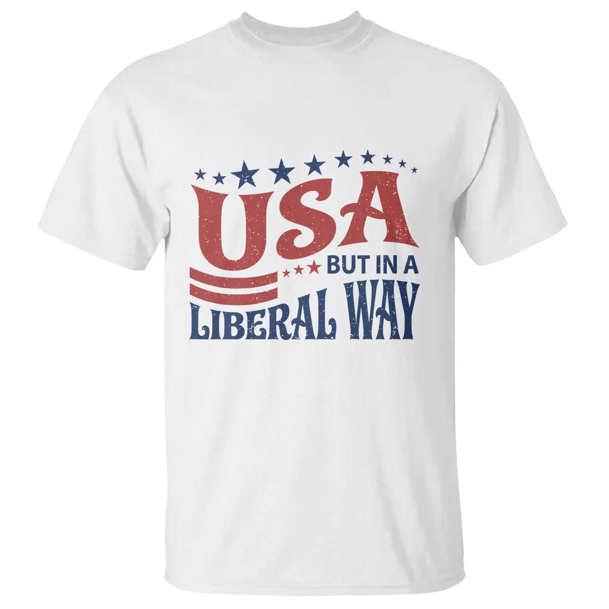 USA But In A Liberal Way 4th of July T Shirt Feminist Women's Rights