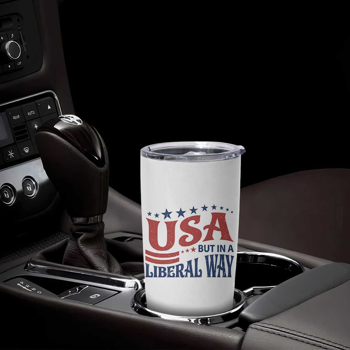 USA But In A Liberal Way 4th of July Tumbler Cup Feminist Women's Rights