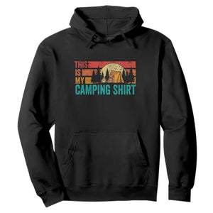 Funny Camper Hoodie This Is My Camping Shirt TS14 Black Print Your Wear