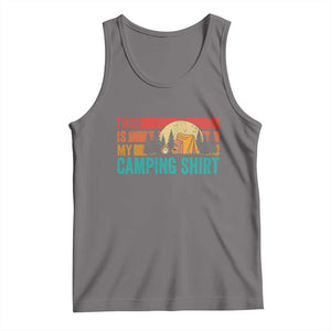 Funny Camper Tank Top This Is My Camping Shirt TS14 Deep Heather Print Your Wear