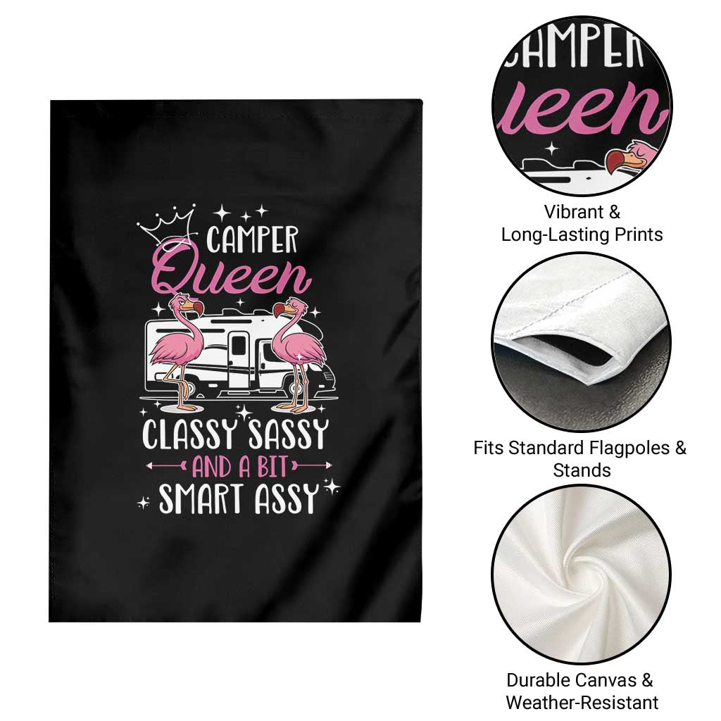 Funny Camping RV Garden Flag Camper Queen Classy Sassy And A Bit Smart Assy TS14 Print Your Wear