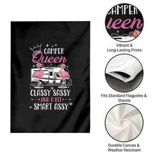 Funny Camping RV Garden Flag Camper Queen Classy Sassy And A Bit Smart Assy TS14 Print Your Wear