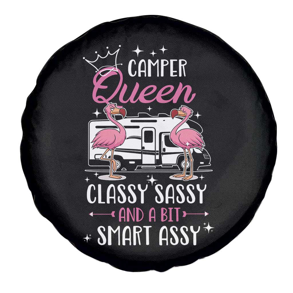 Funny Camping RV Spare Tire Cover Camper Queen Classy Sassy And A Bit Smart Assy TS14 Print Your Wear
