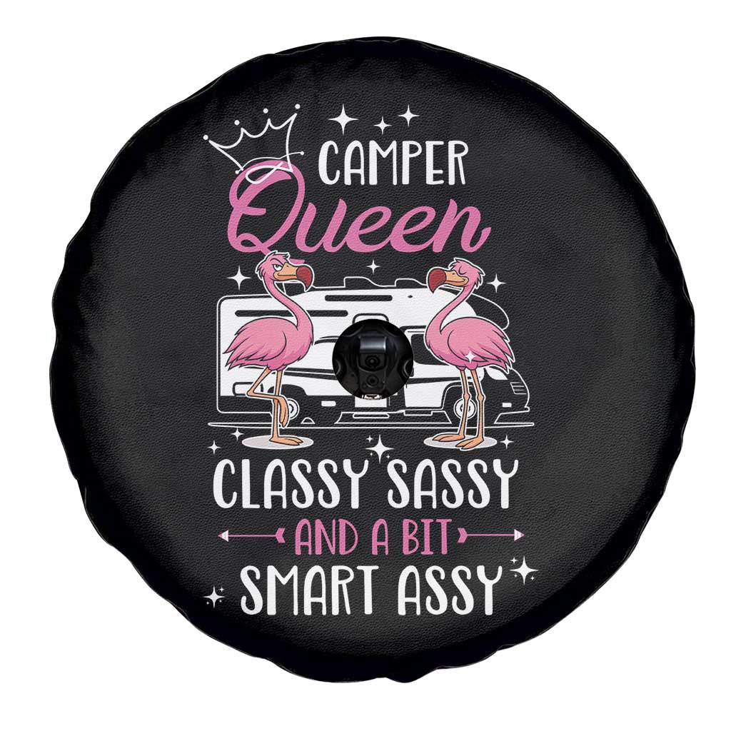 Funny Camping RV Spare Tire Cover Camper Queen Classy Sassy And A Bit Smart Assy TS14 Print Your Wear
