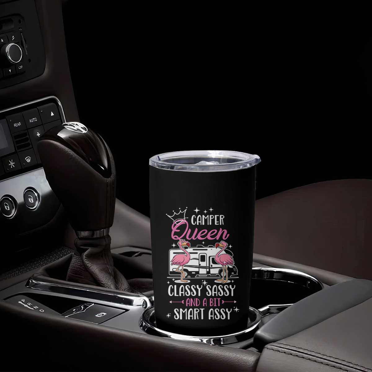 Funny Camping RV Tumbler Cup Camper Queen Classy Sassy And A Bit Smart Assy TS14 Print Your Wear