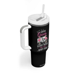 Funny Camping RV Tumbler With Handle Camper Queen Classy Sassy And A Bit Smart Assy TS14 Print Your Wear