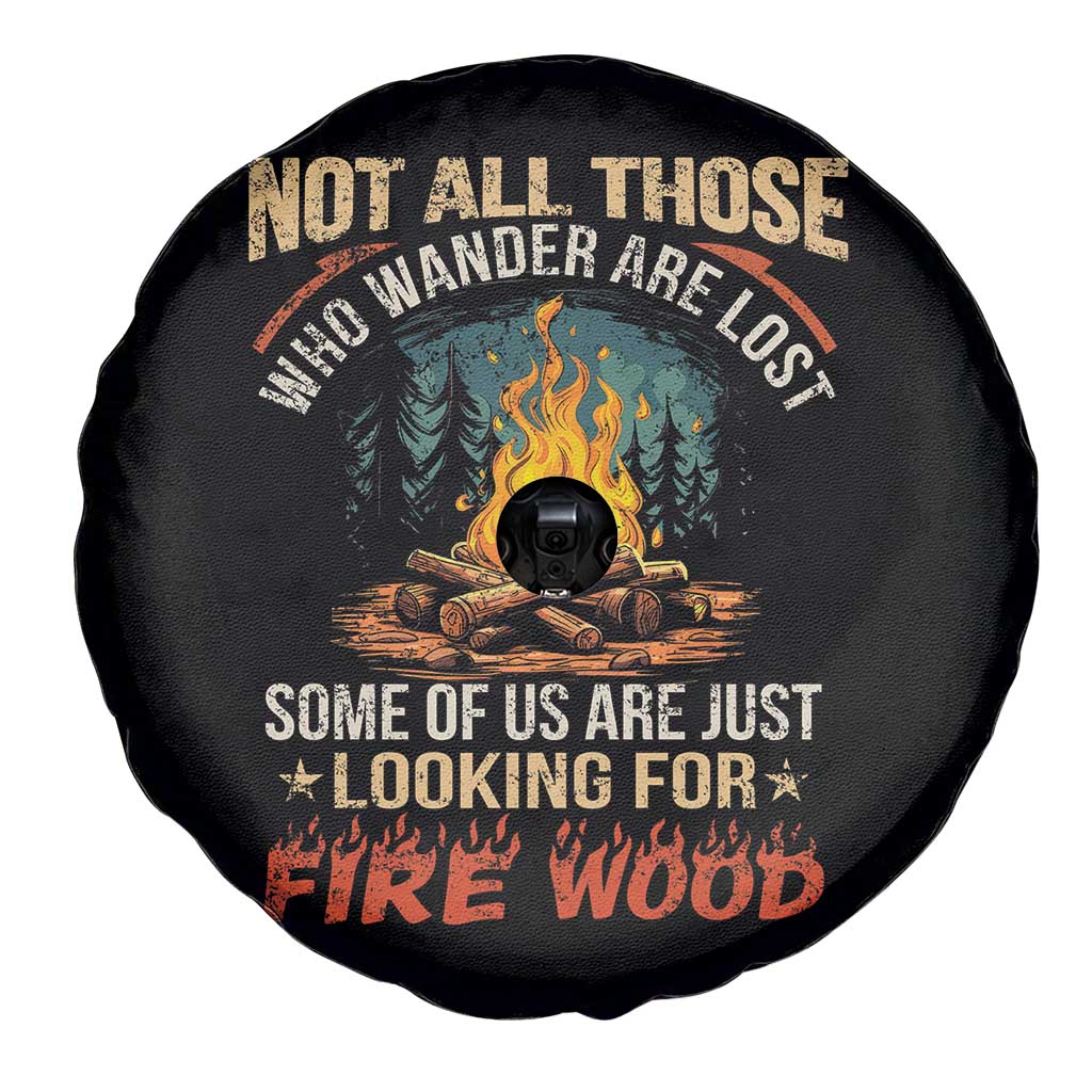 Funny Camping Spare Tire Cover Not All Those Who Wander Are Lost TS14 Print Your Wear