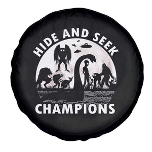 Hide And Seek Champions Spare Tire Cover Funny Cryptid Cryptozoology TS14 Print Your Wear