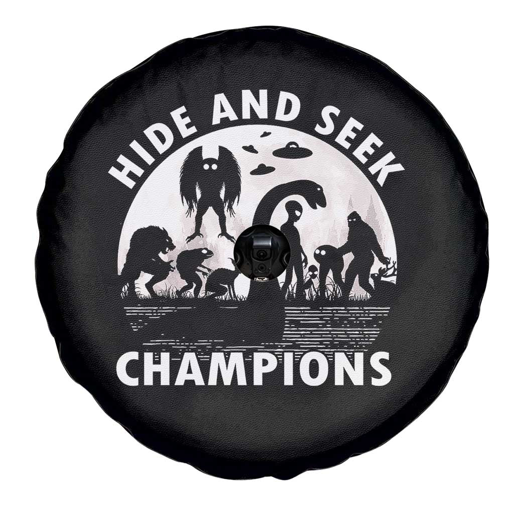 Hide And Seek Champions Spare Tire Cover Funny Cryptid Cryptozoology TS14 Print Your Wear